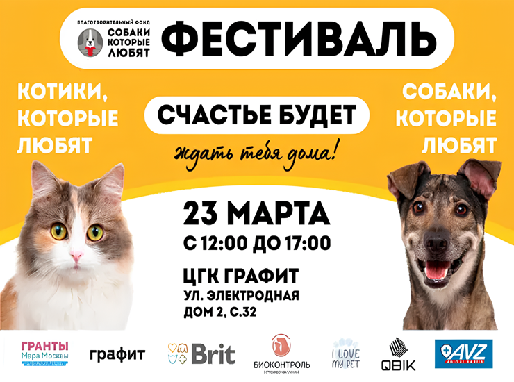 Фестиваль «Собаки, которые любят… и котики!»