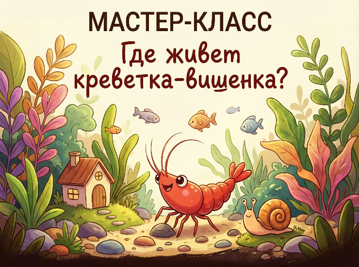 «Где живет креветка-вишенка?»
