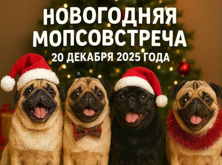 Новогодняя МопсоВстреча