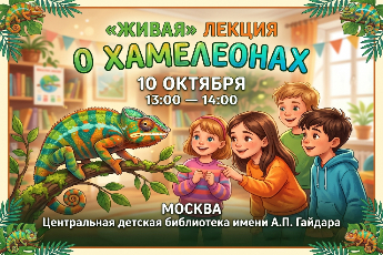 «Живая» лекция про хамелеонов
