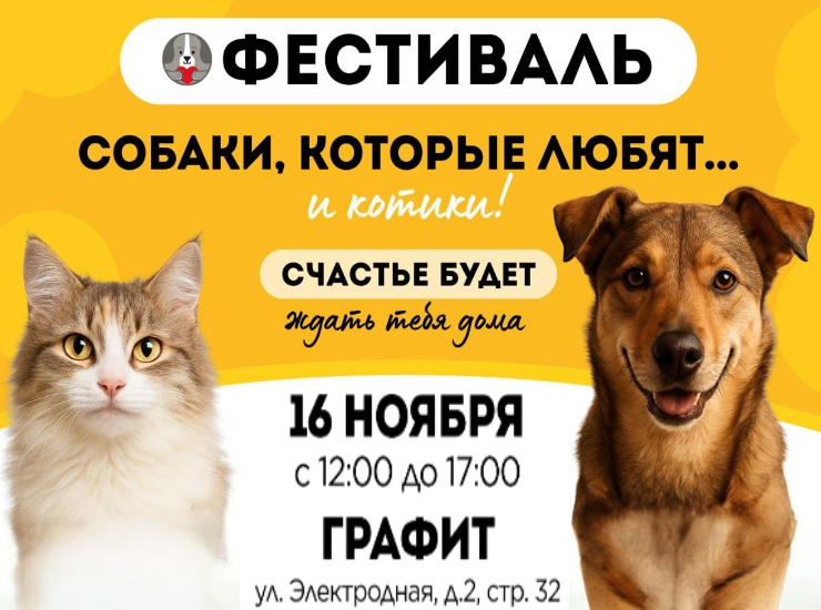 Фестиваль «Собаки, которые любят...и котики!»
