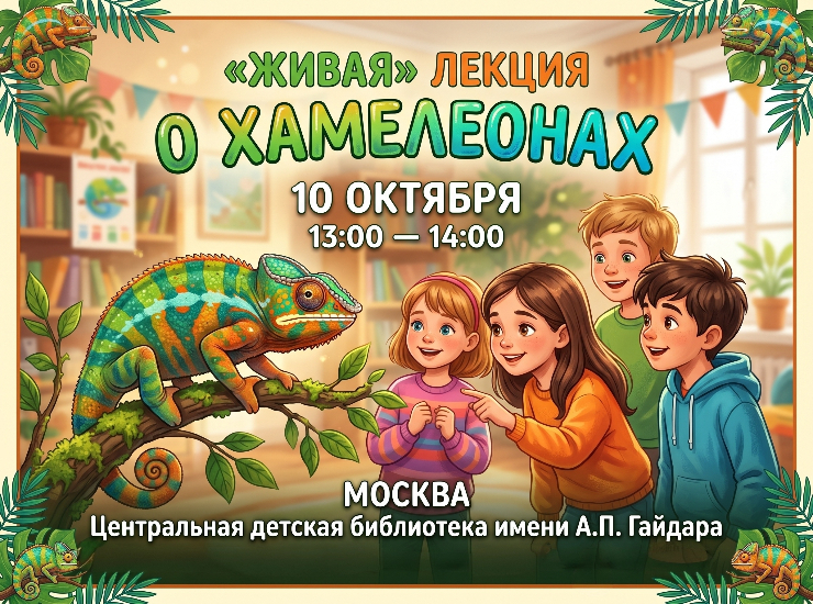 «Живая» лекция про хамелеонов
