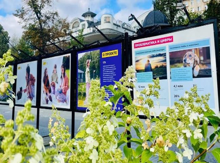 Фотовыставка в поддержку питомцев из приютов и слабослышащих детей