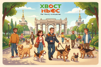 Бесплатные прогулки с кинологами на ВДНХ