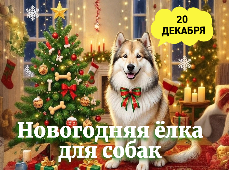 Новогодняя елка для собак