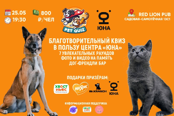 Благотворительный квиз в пользу центра «Юна»