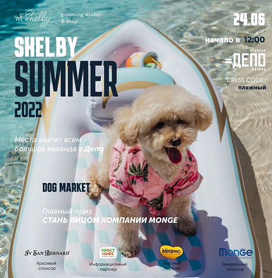 SHELBY SUMMER 2022: пляжная красота в центре столицы SHELBY SUMMER 2022: пляжная красота в центре столицы
