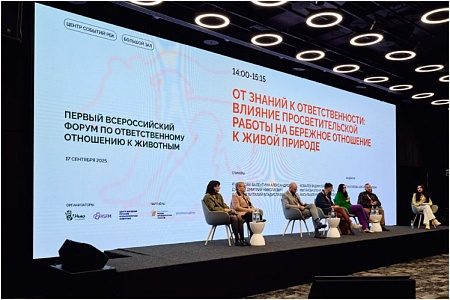 Первый Всероссийский форум по ответственному отношению к животным: от законодательных инициатив до просветительских проектов