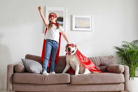 Собака-терапевт способна снизить стресс ребенка лучше, чем релаксация 