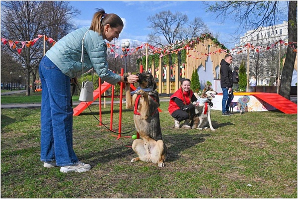 «Моспитомец х Четвероногий друг»: спецпроект на Тверском бульваре с 16 по 19 апреля